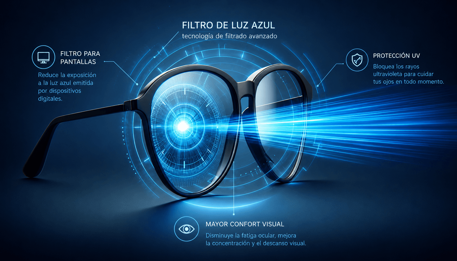 Lentes blue block (filtro para pantallas)