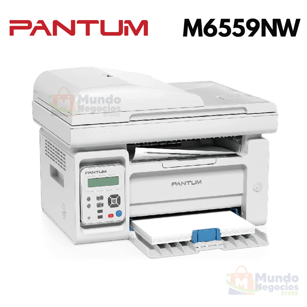 Impresora multifuncional láser Pantum M6559NW monocromática WiFi - RED- ADF )