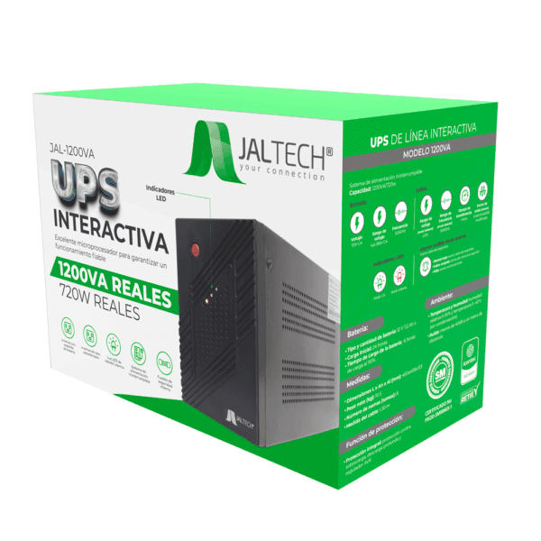 UPS Jaltech Interactiva JAL 1200VA 720W (80287)