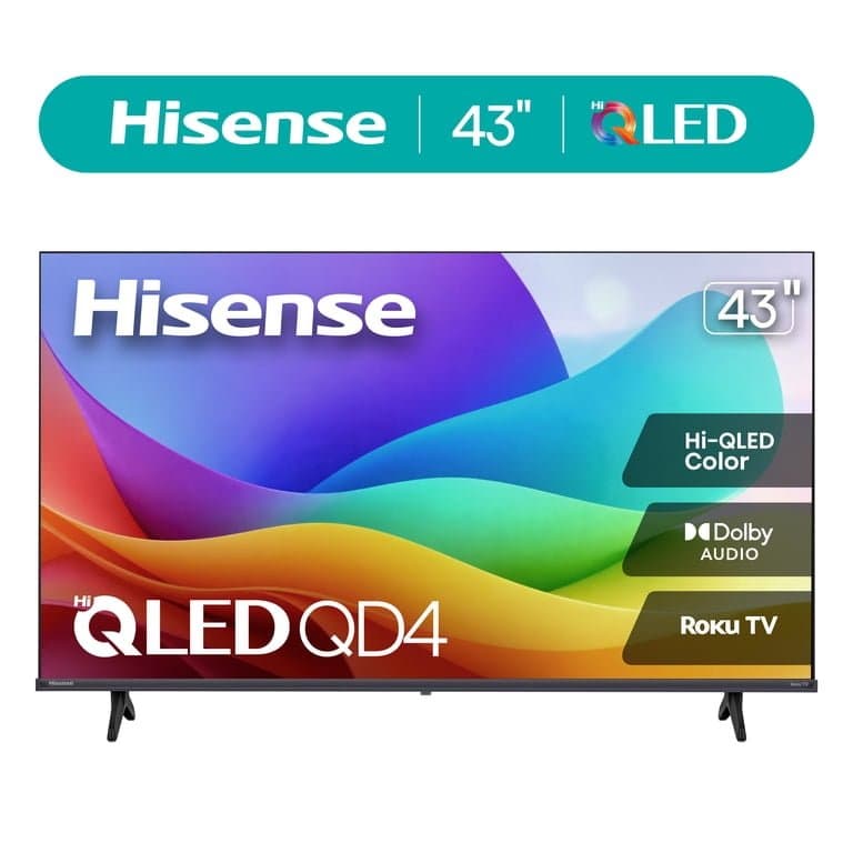 Televisor Hisense 43" QLED FHD 4K