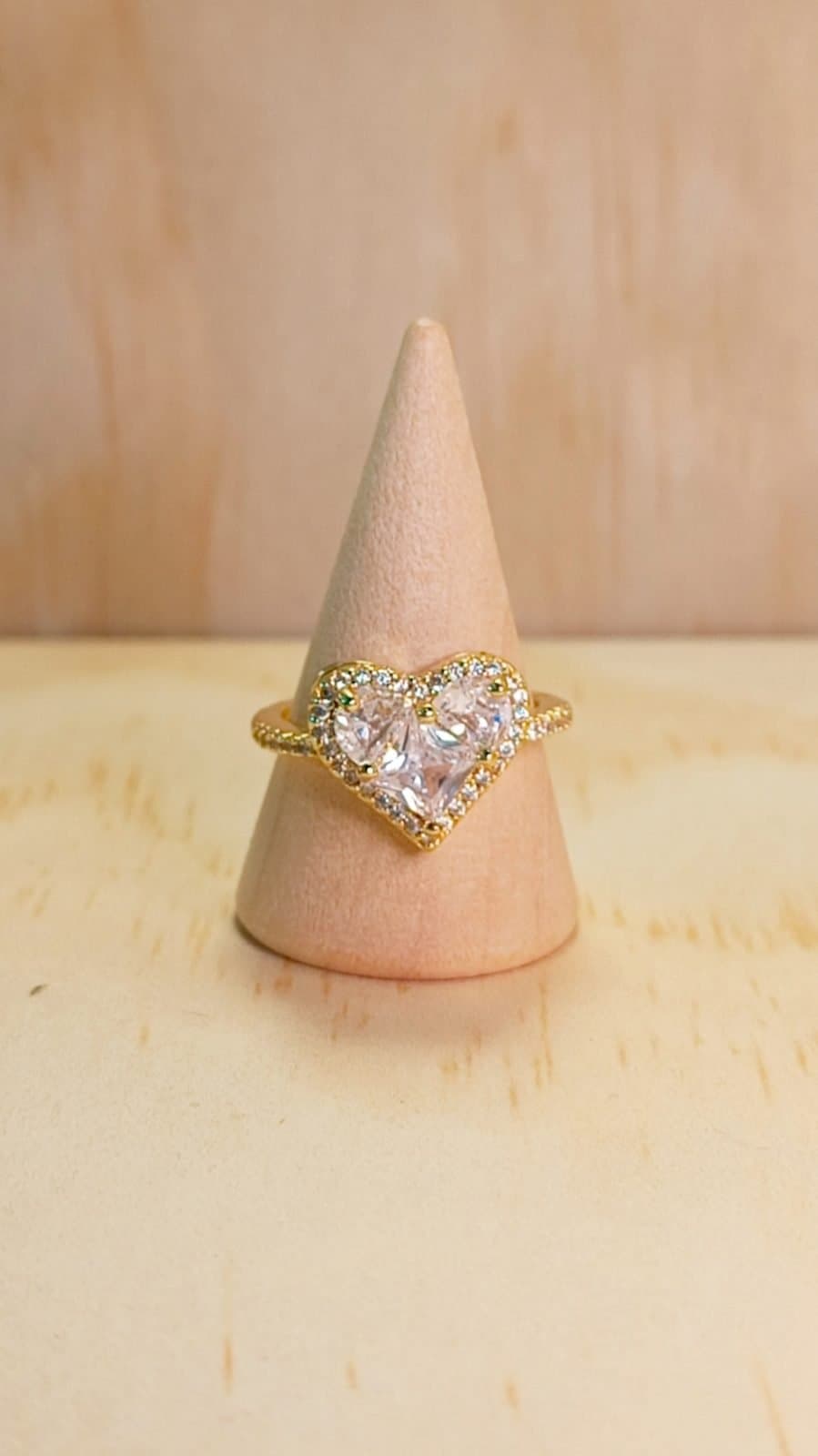 Anillo Corazón Halo