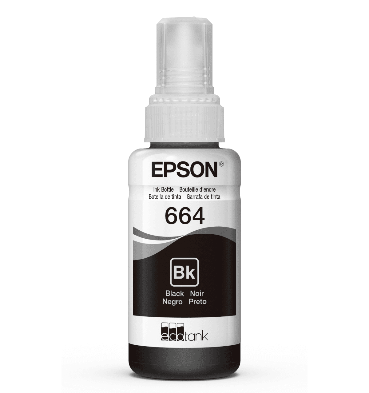Botella de Tinta Epson 664 Negra 70ML