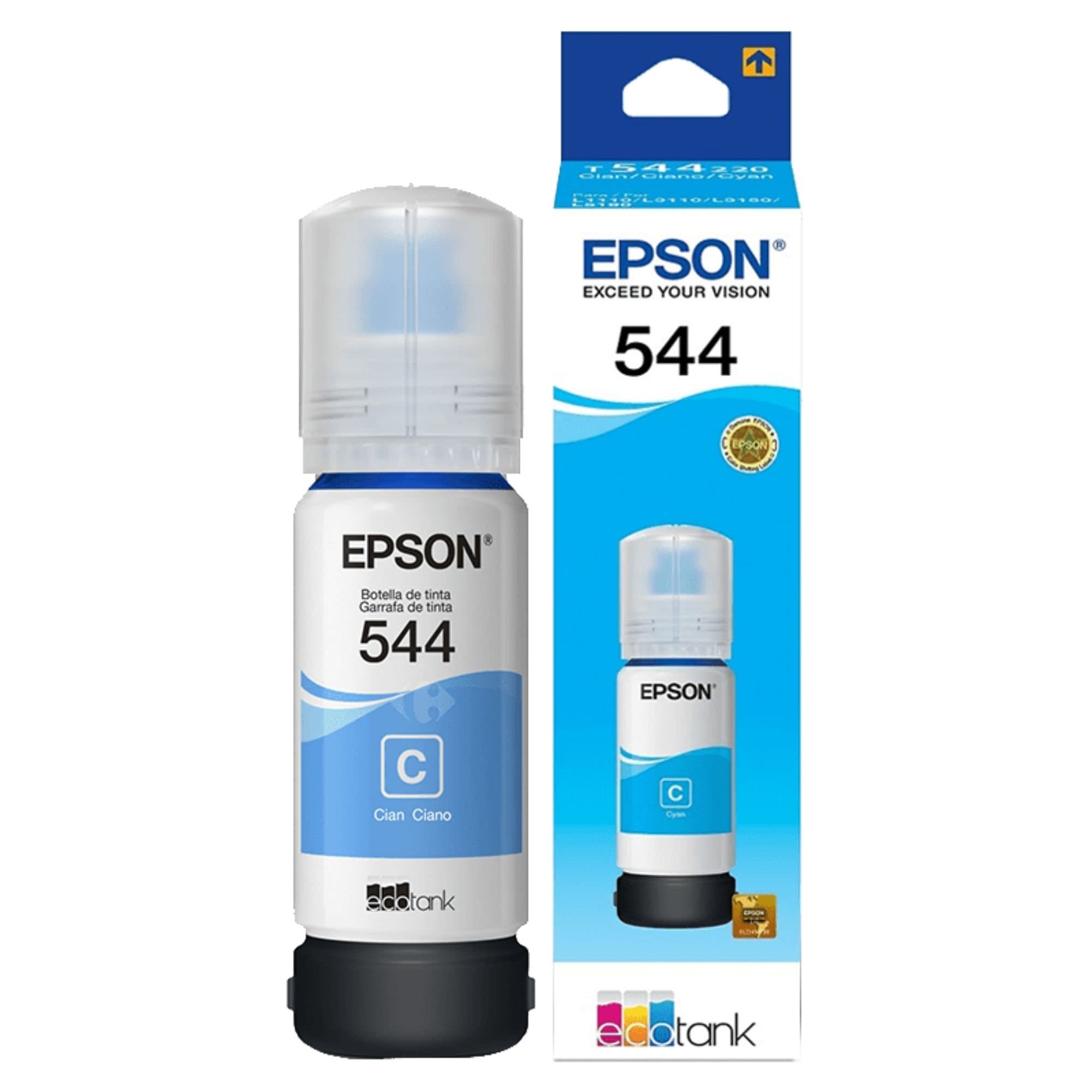 Botella de Tinta Epson 544 Azul 70 ML