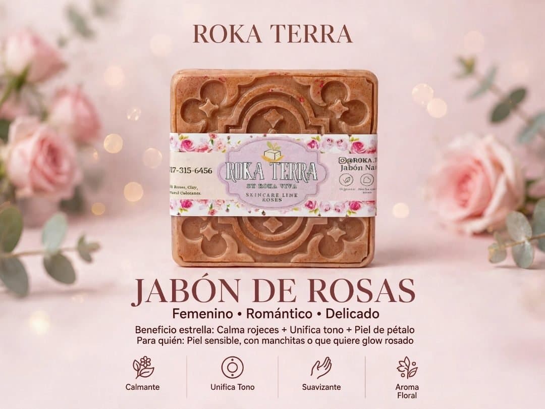 Jabón de rosas
