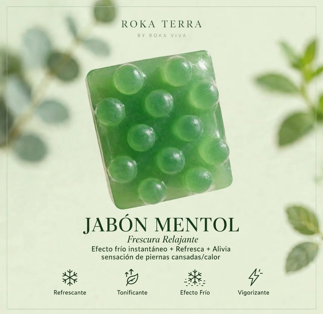 Jabón Mentol de glicerina