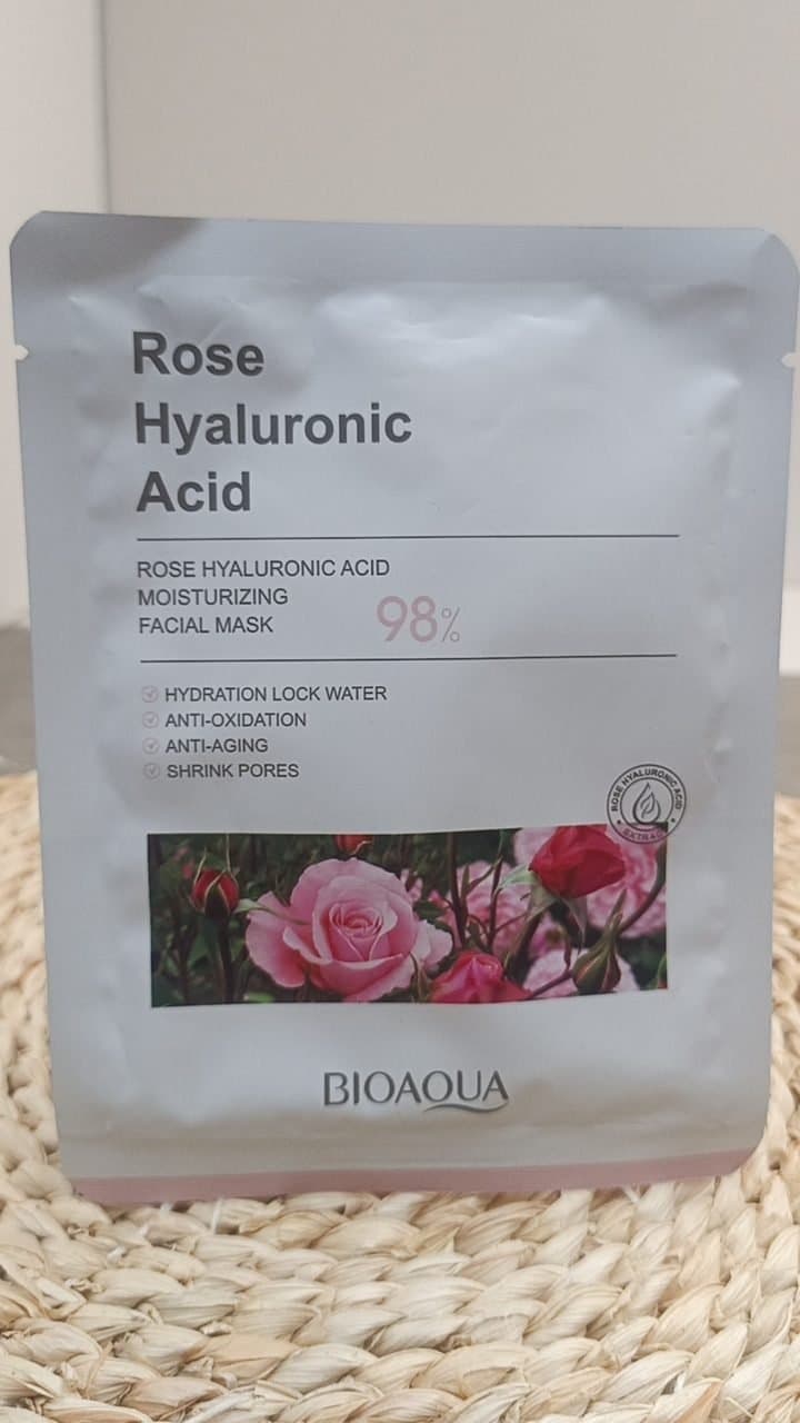 Mascarilla Velo Facial Rose Hyaluronic Acid – BIOAQUA®