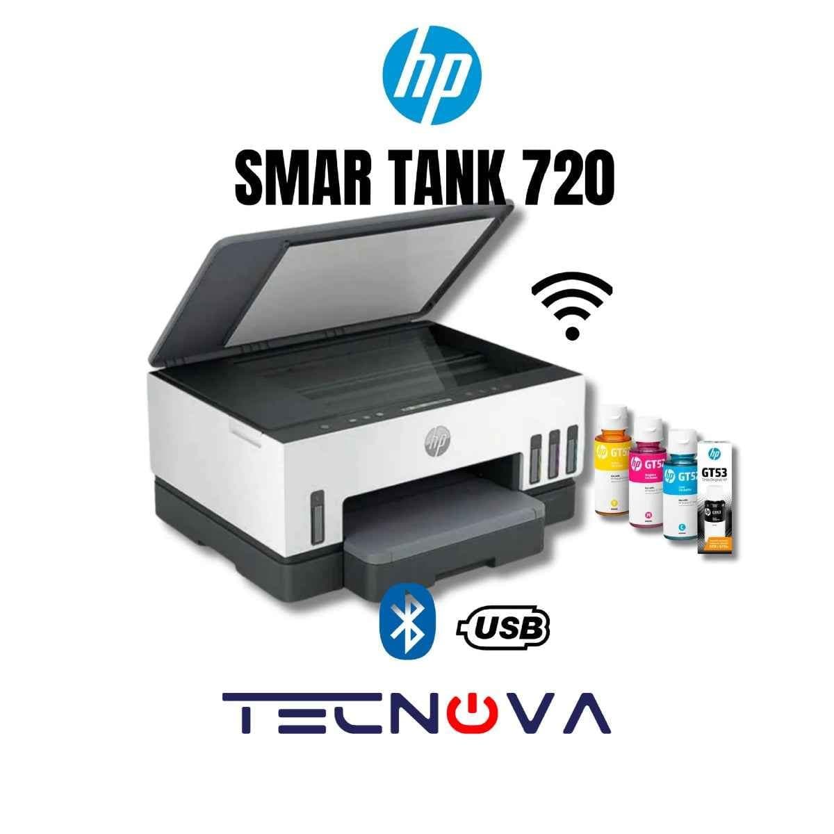 Impresora HP multifuncional HP Smart Tank 720 (Imprime