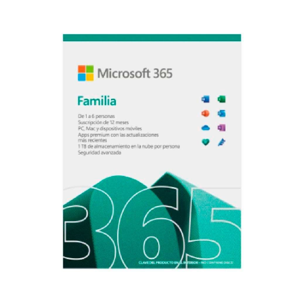 Licencia de Microsoft Office 365 Familiy 32/64