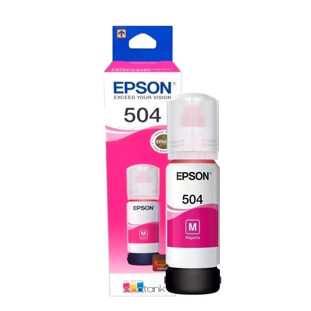 Botella de Tinta Epson 504 Magenta 70ML