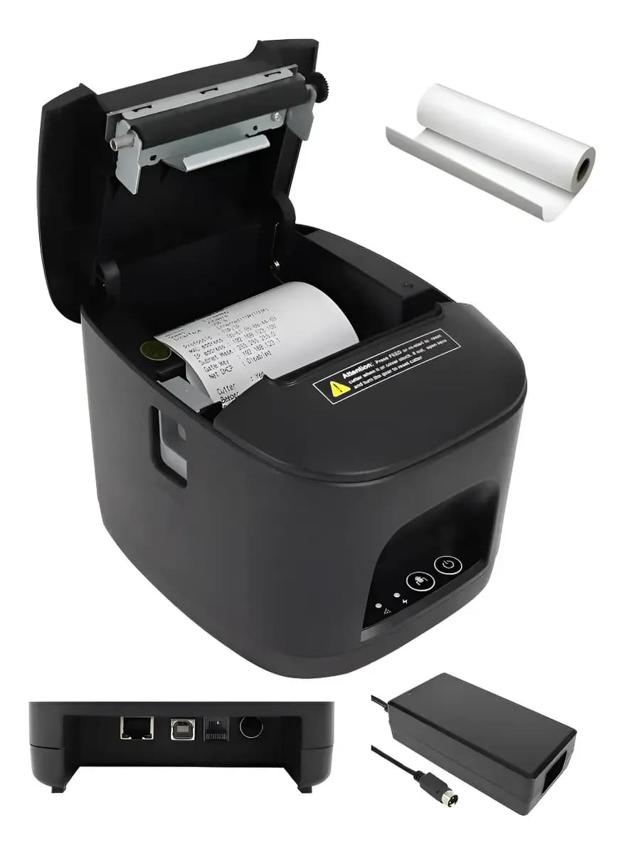 Impresora Jaltech térmica 40158 USB 80MM Corte Papel: Automático Compatible con Windows